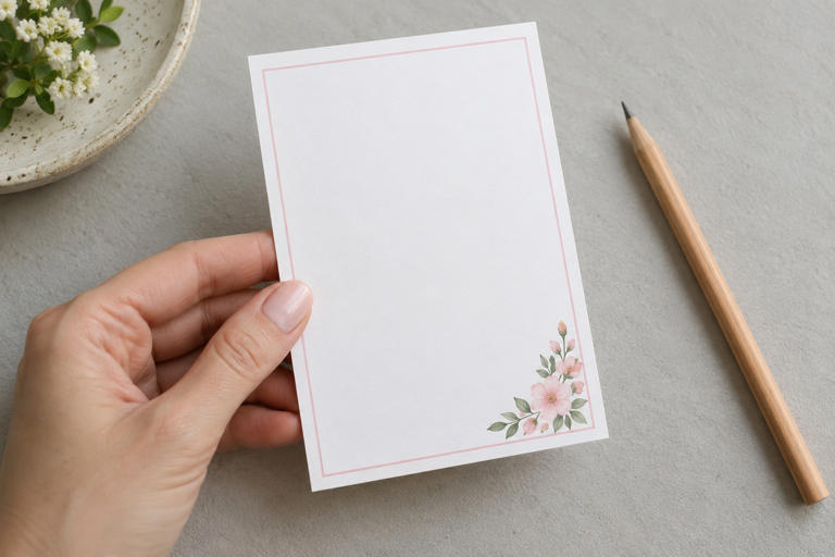 Turn loose printed pages into a notepad with a Cricut