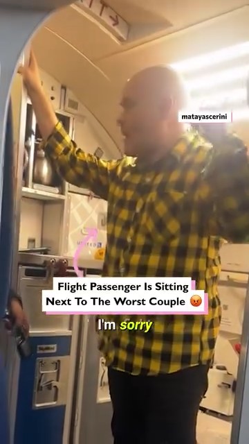 Sat next to this couple on the flight