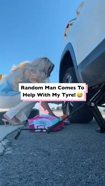 Random Man Comes To Help With My Tyre