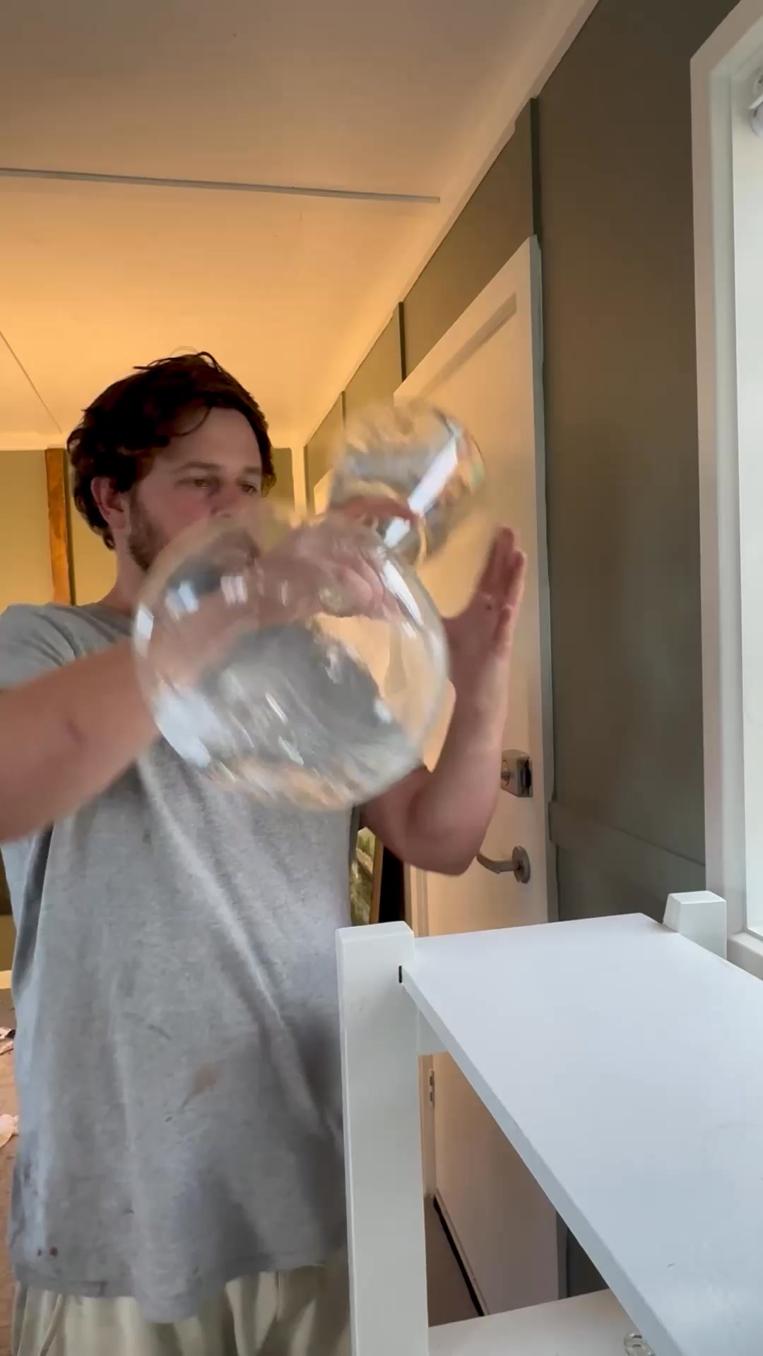 Creating a water vortex 🌀