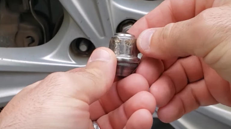 The problem with chrome-capped lug nuts