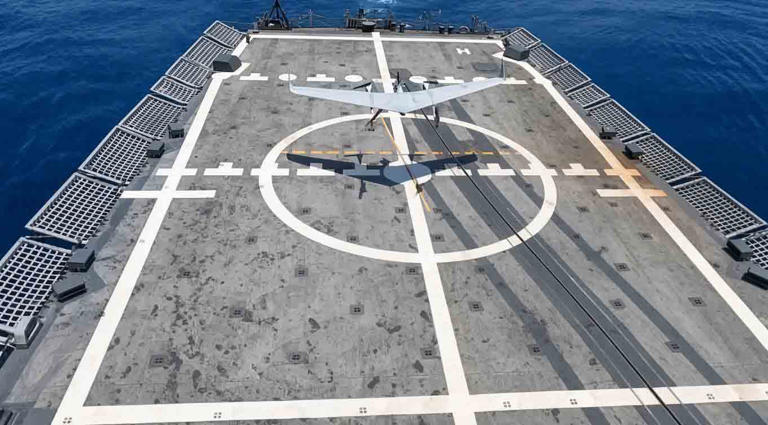 Turkey tests Kalkan drone aboard frigate in the Indian Ocean