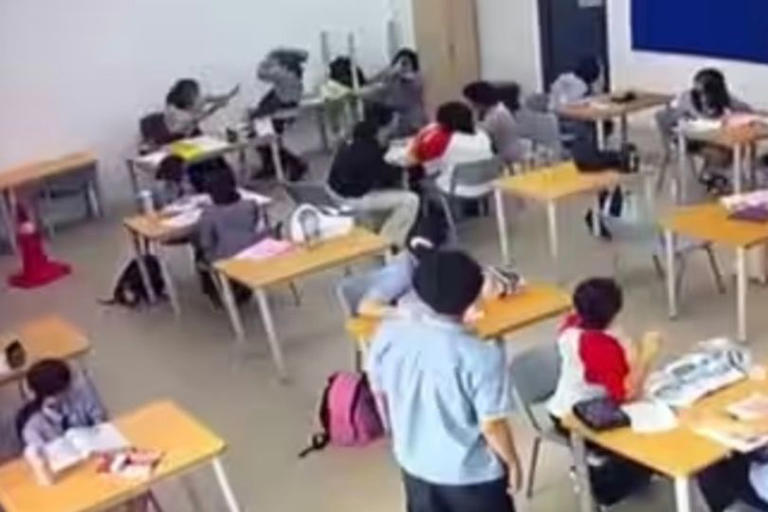 Teen, 16, live-streams axe attack on teacher as brave classmates tackle ...