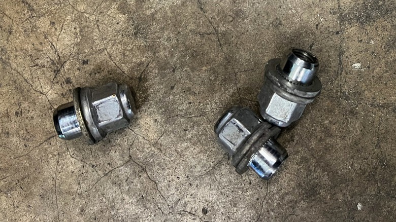 The problem with chrome-capped lug nuts