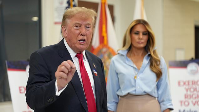 Trump, who once said early voting was 'ridiculous,' casts an early vote