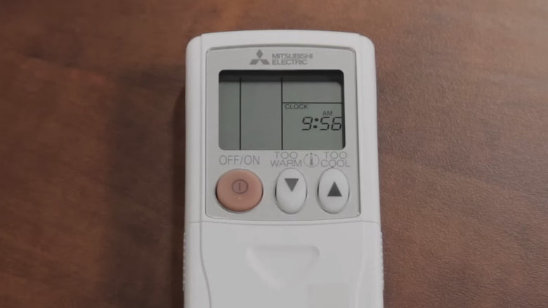 Every Mitsubishi mini split remote symbol (and what they mean)