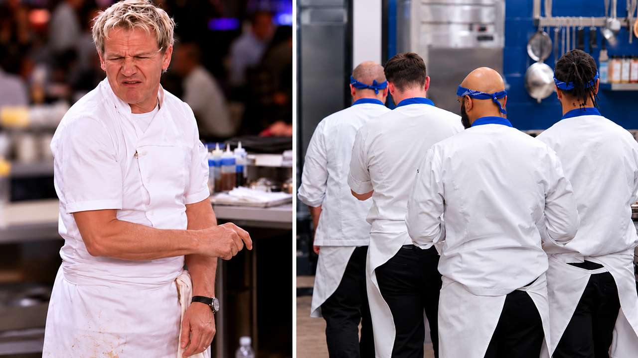 Chef Ramsay kicks out blue team during middle of dinner service