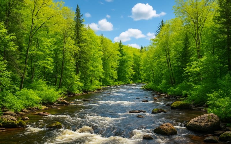 Exploring Michigan's Upper Peninsula in the spring