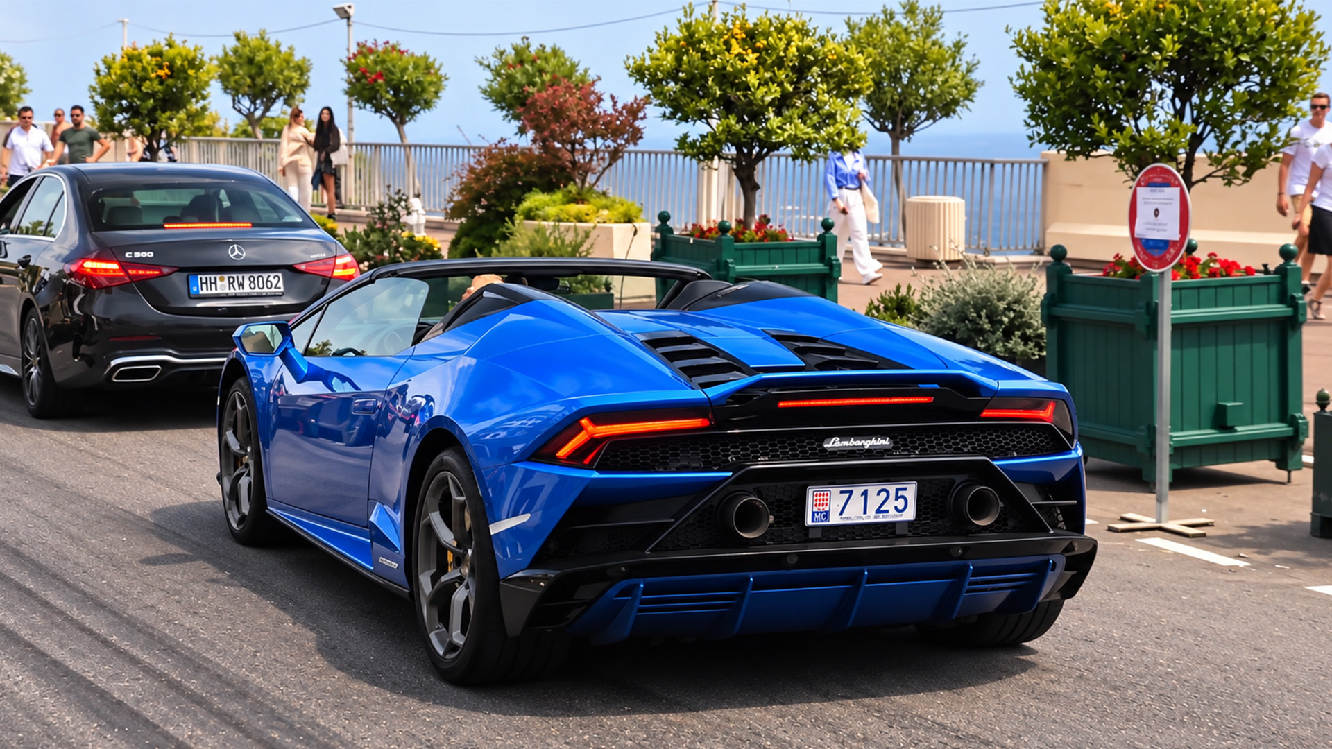 This $300K Lamborghini convertible has a distinctive road presence