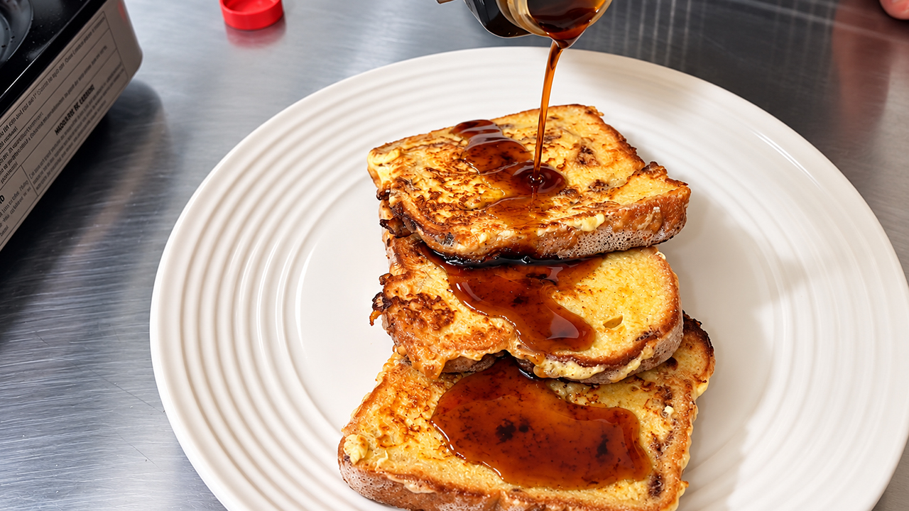 Master French toast with heavy whipping cream