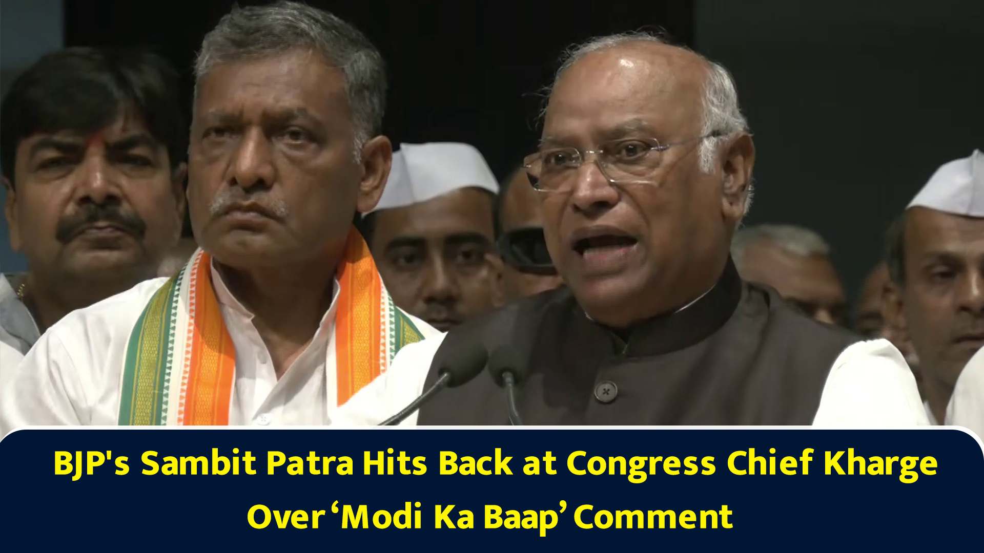 BJP's Sambit Patra hits back at Congress chief Kharge over 'Modi ka ...