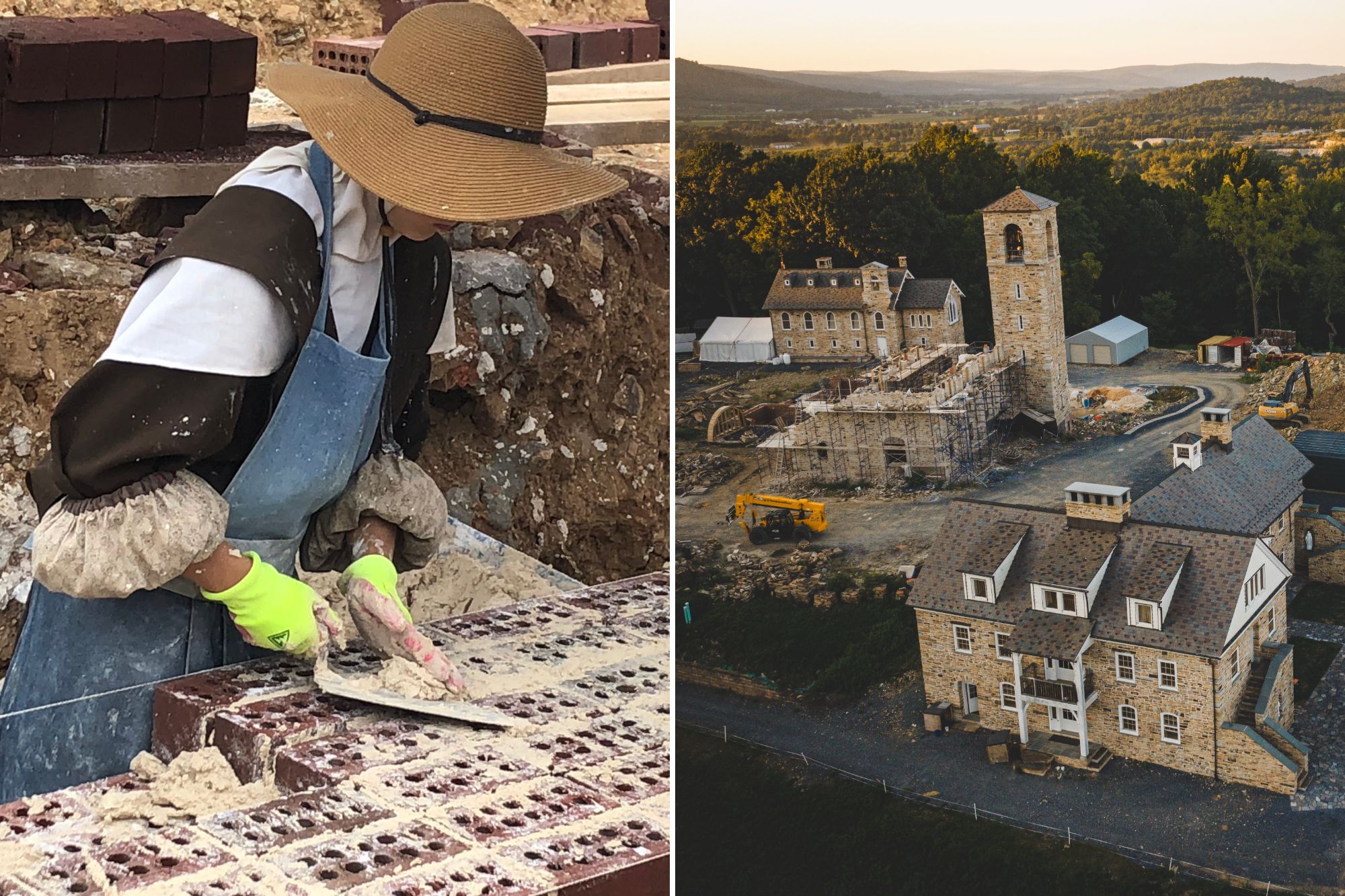 Rural Pennsylvania nuns are building massive stone monastery by hand ...