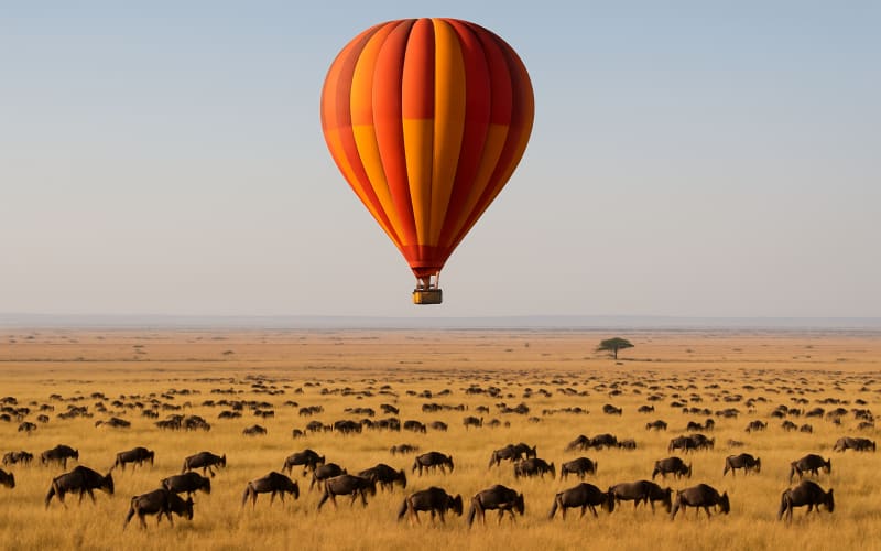14 most scenic hot air balloon rides in the world