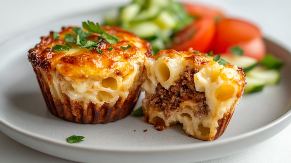 Mini-Pastitsio-Muffins bringen den griechischen Auflauf in handliches ...