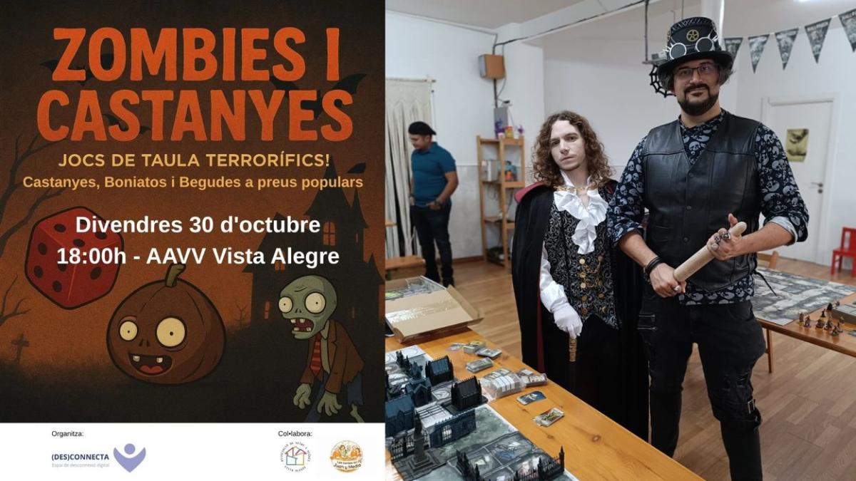 «Zombies y castañas» regresa a Vista Alegre para unir castañada y Halloween