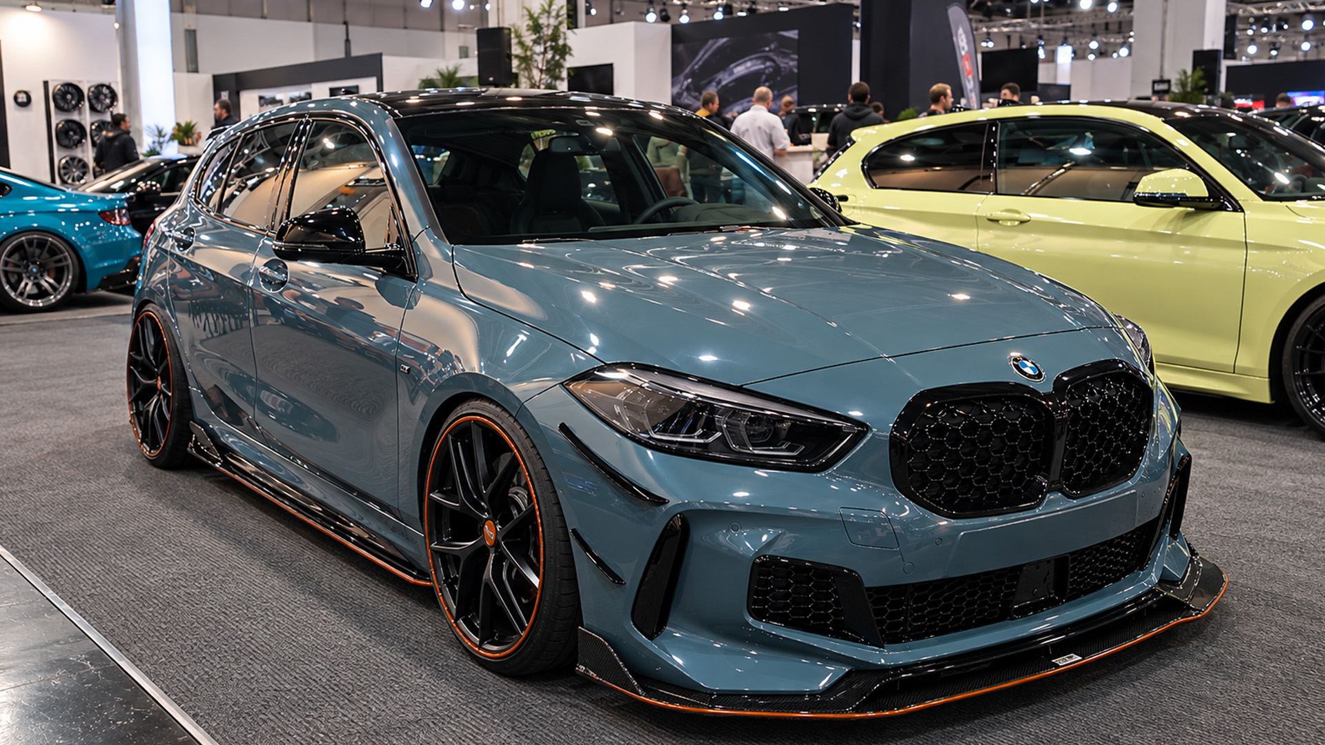 BMW M135i F40 modifications give the hatchback a more aggressive character