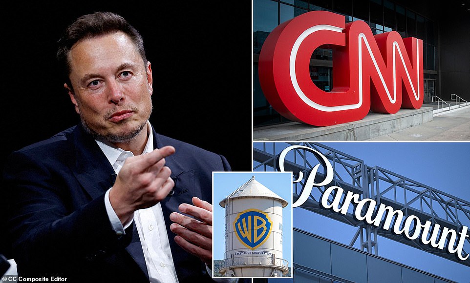 Report: Musk takes $1BN stake in CNN parent Skydance