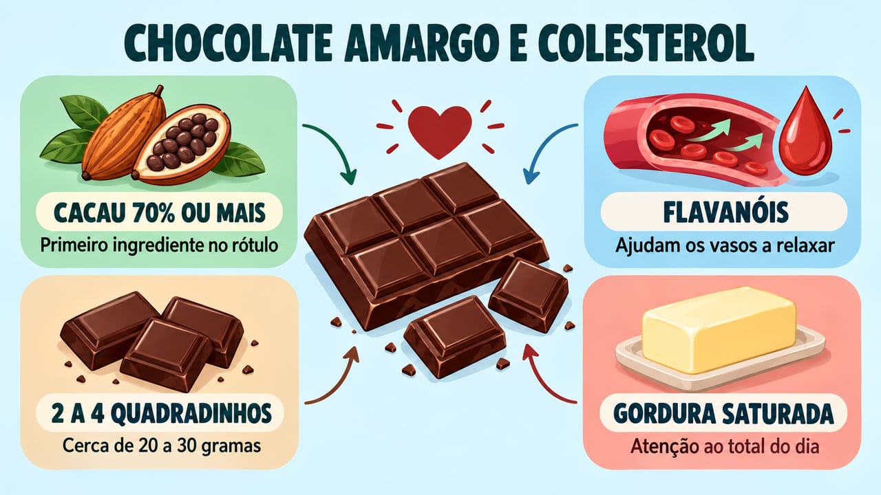 Chocolate com colesterol alto: quantos quadradinhos por dia cabem na ...