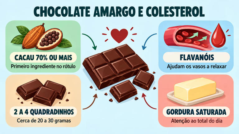Chocolate com colesterol alto: quantos quadradinhos por dia cabem na ...