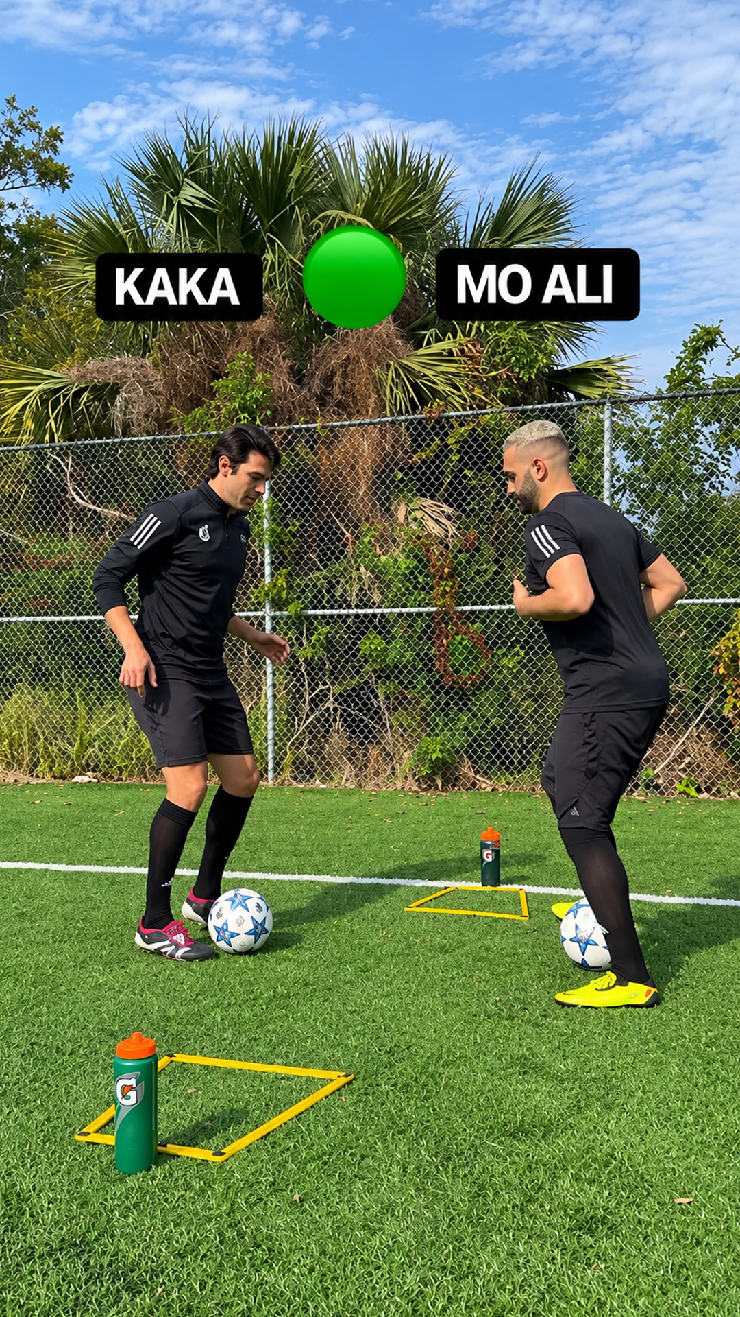 I raced Kaká to win this reaction challenge