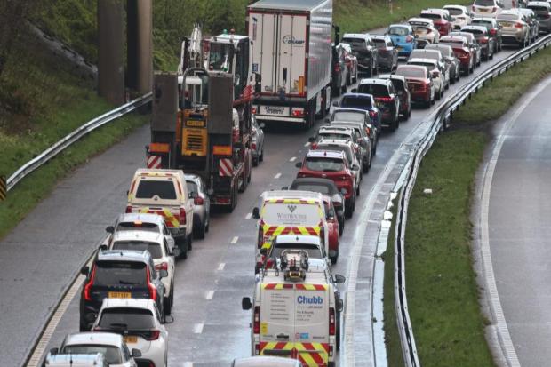 Why part of the M65 suddenly closed this morning