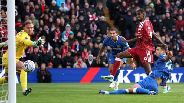 Liverpool 2-0 Brighton: Andoni Iraola earns first home league win after ...