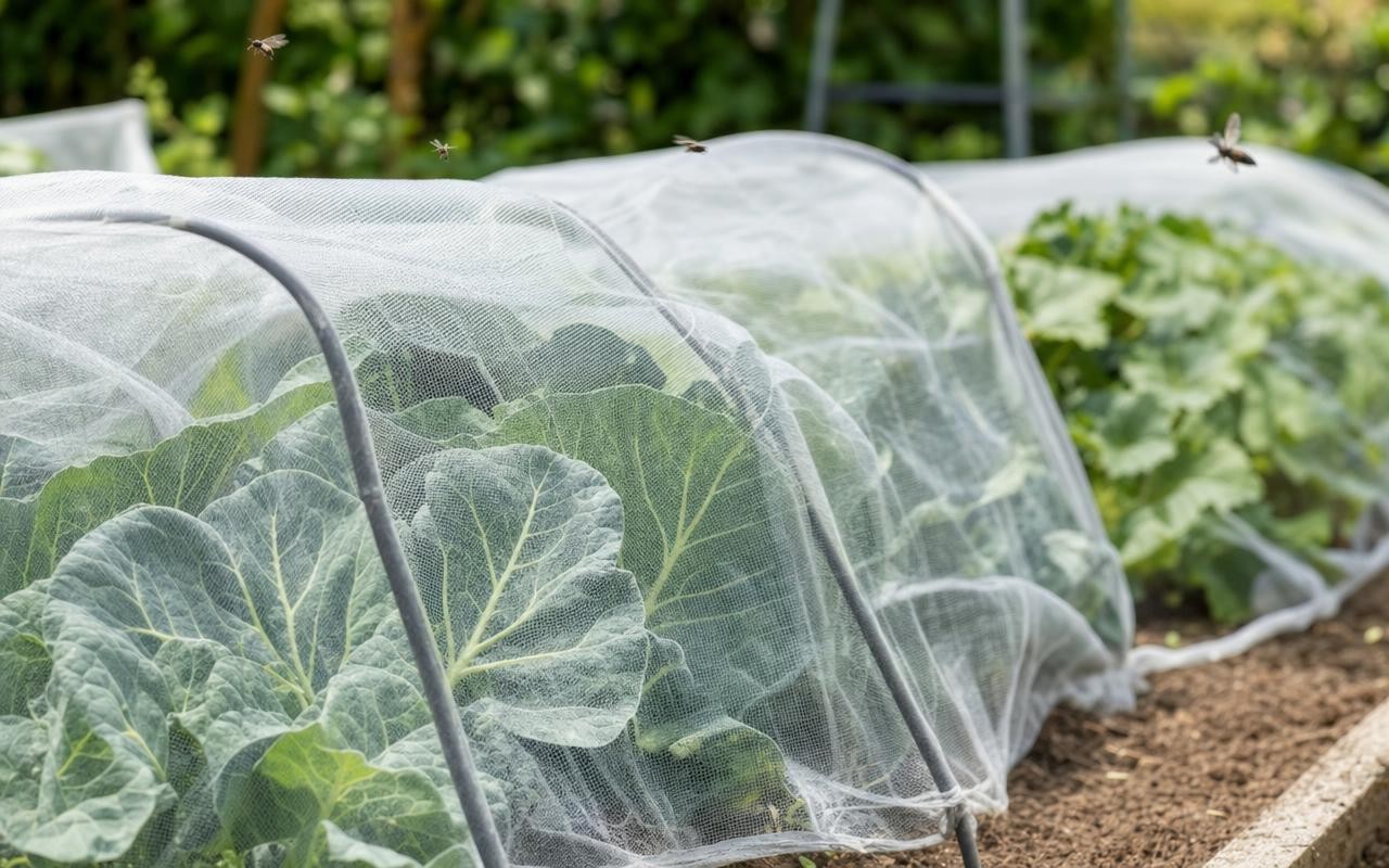 Couvrir ses choux et courges d'un voile anti-insectes : pourquoi cette ...
