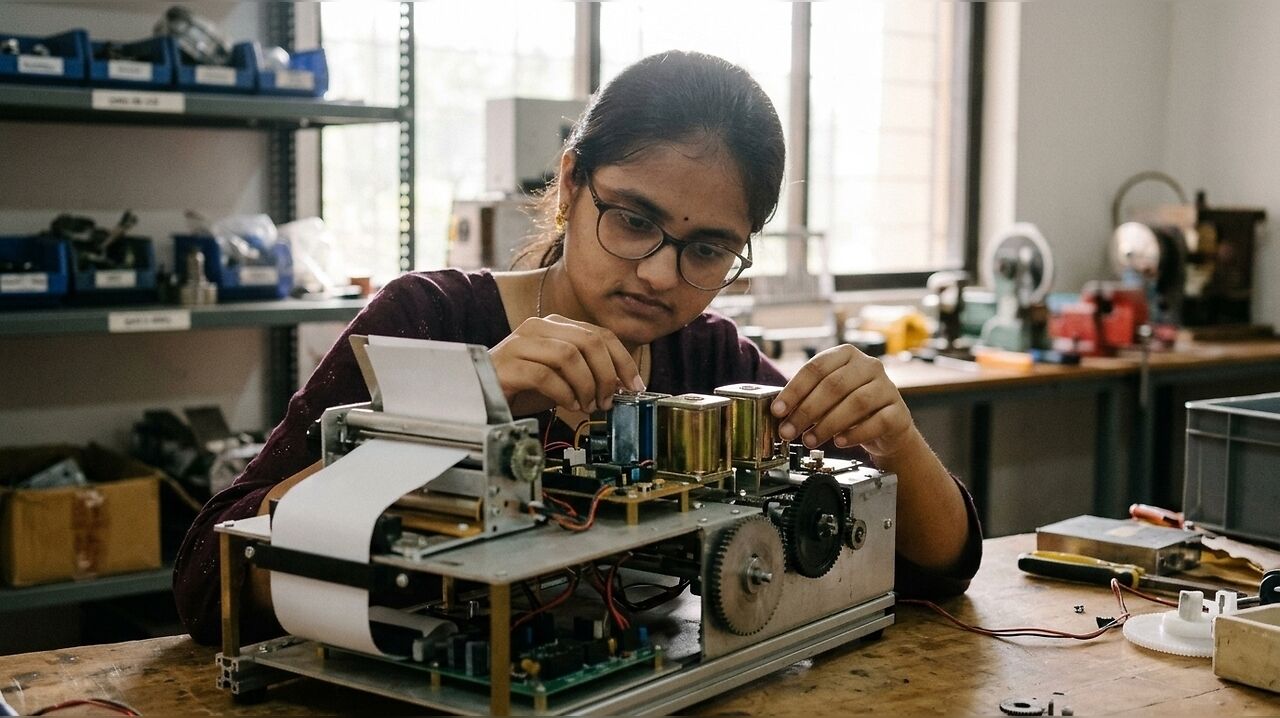 Hyderabad student invents voice-activated braille printer