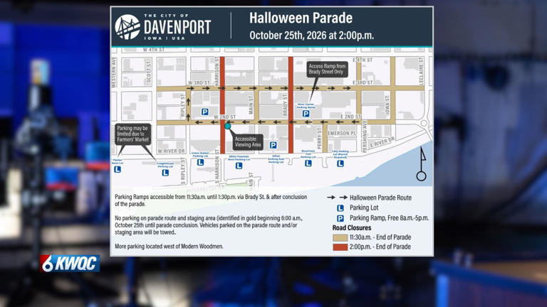 Annual Halloween parade returns to downtown Davenport