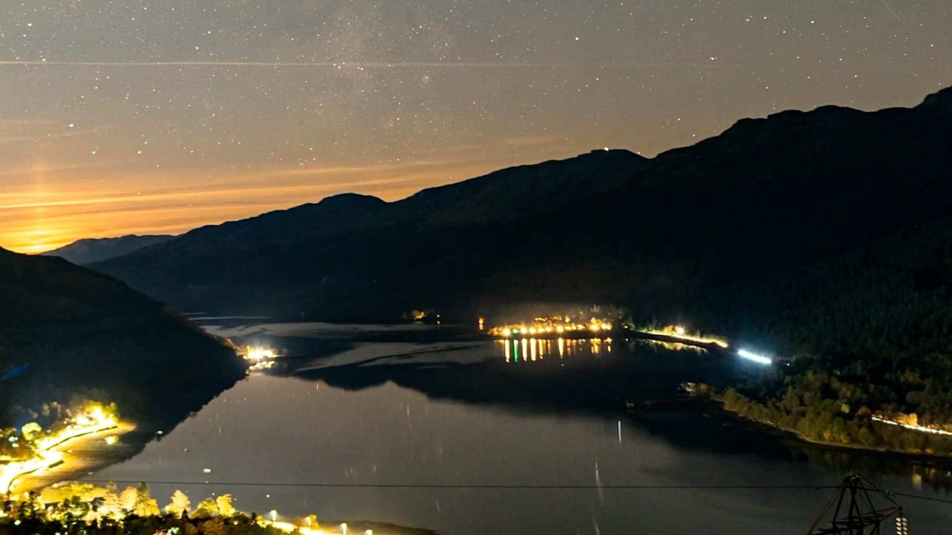 Milk Way captured over Scottish loch