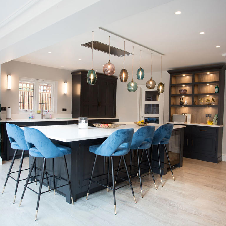 Hidden lighting is the key to making a kitchen look high-end, layered ...