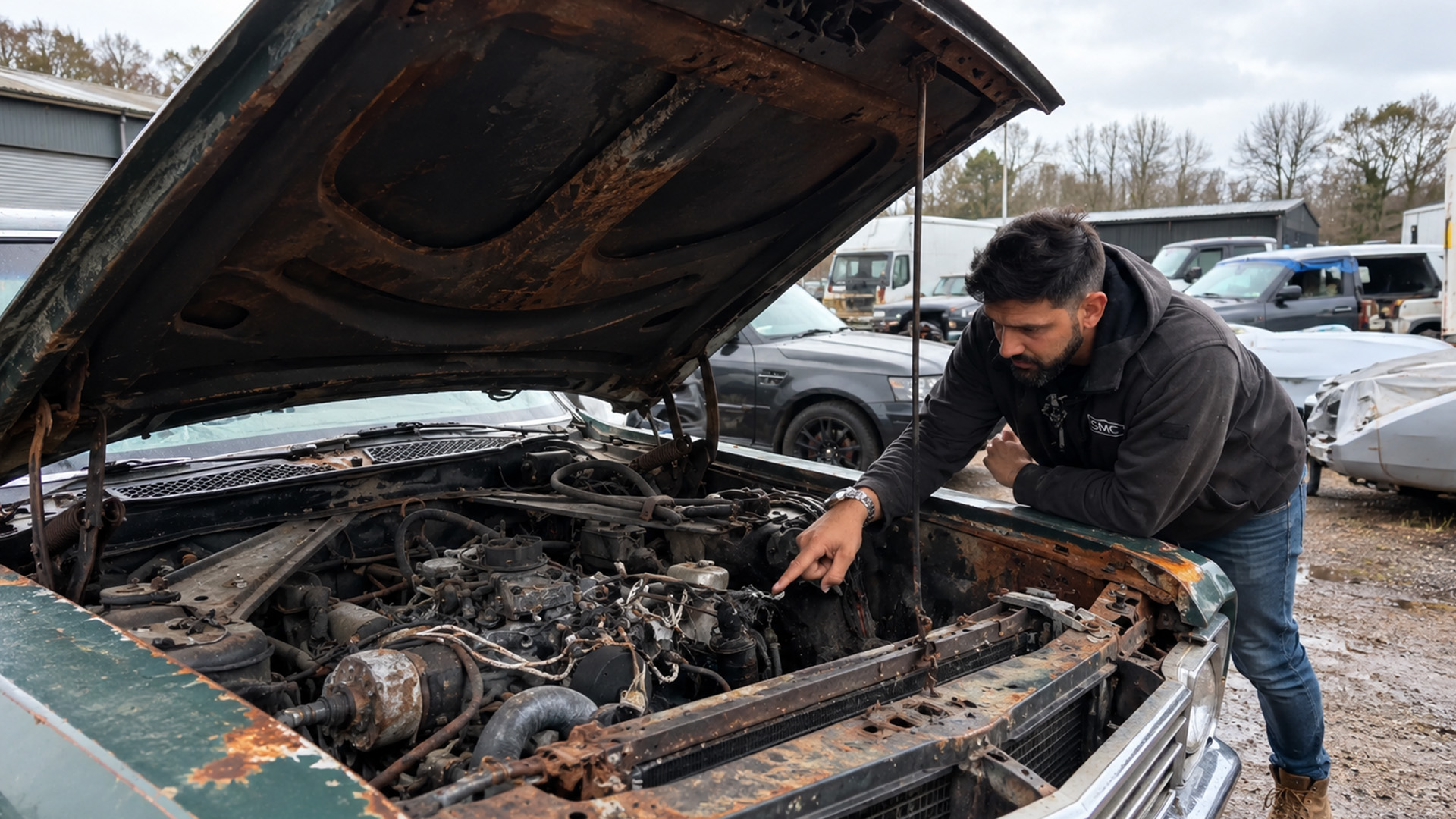 What does it take to restore a burned Mustang?