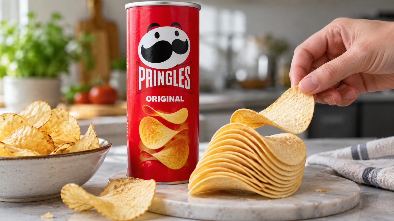 Why Pringles look so different from ordinary potato chips
