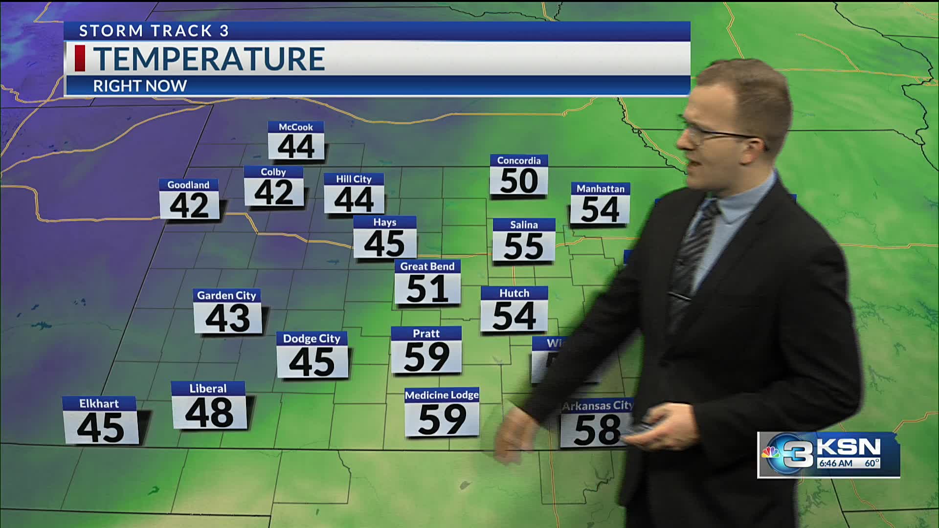 Storm Track 3 forecast: Rain continues in western Kansas Sunday