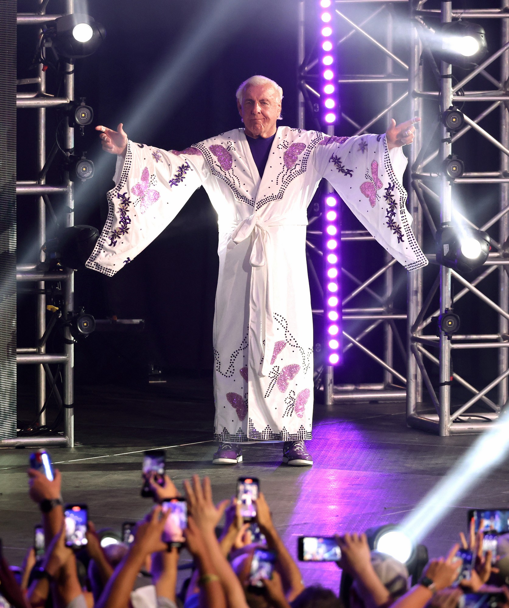 Ric Flair shares health update after being rushed to hospital following ...