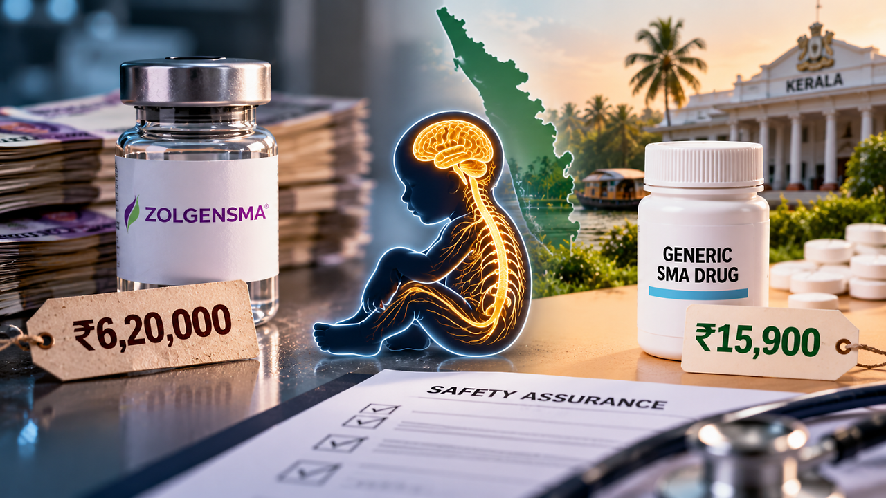 From ₹6.2 lakh to ₹15,900: Kerala health minister defends generic SMA ...