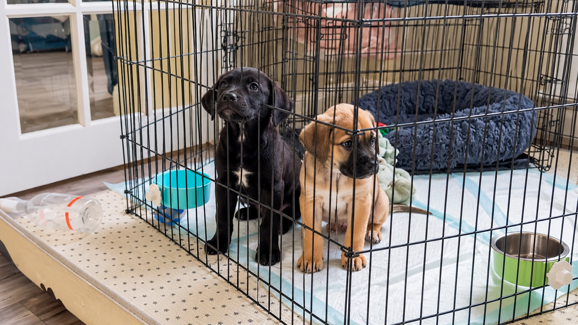 These two rescue puppies were finally ready for adoption