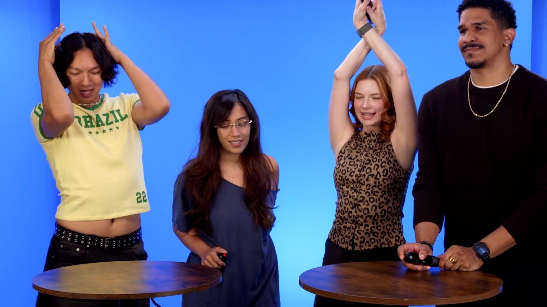 Players try to identify 90s MTV staples with the music muted