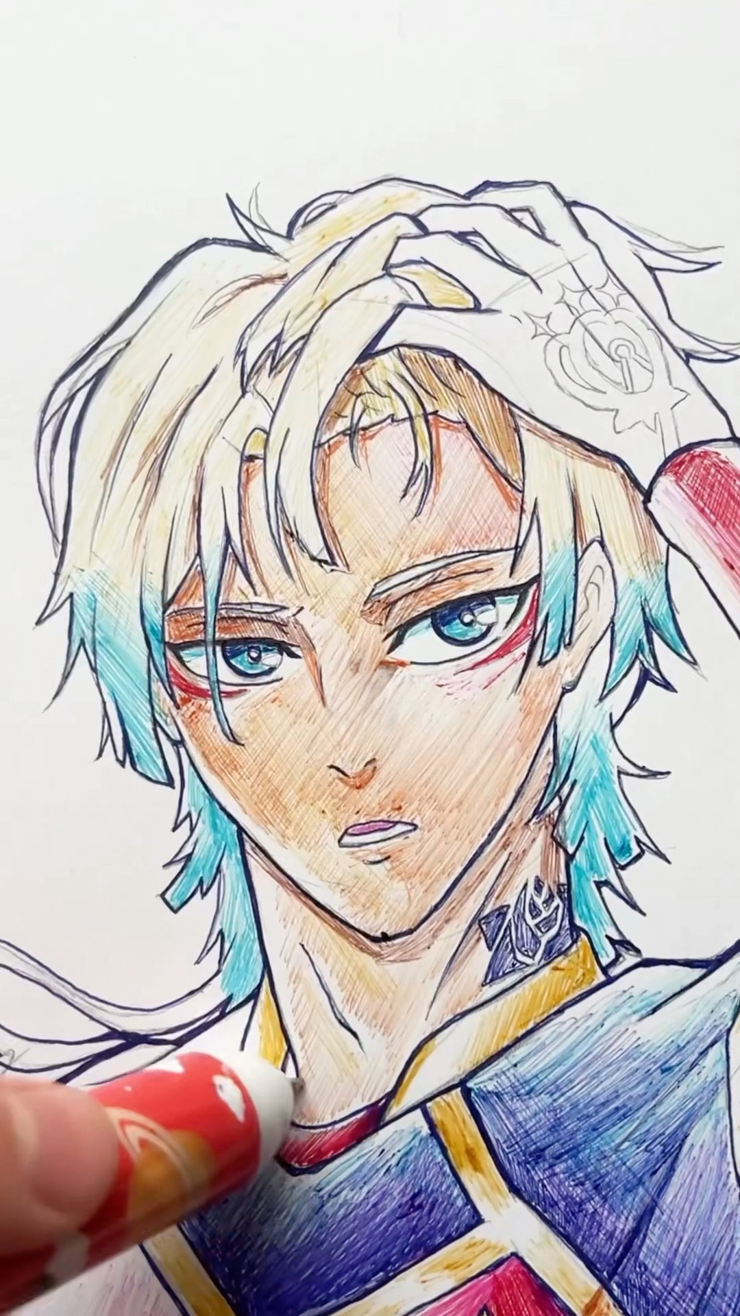 Drawing With A Ten Colour Pen