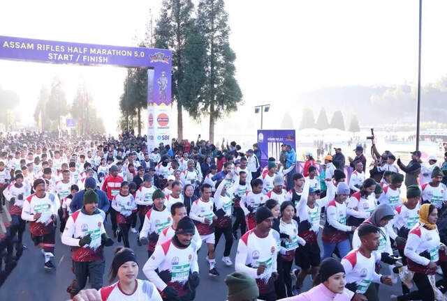 Assam Rifles to host sixth edition of half marathon in Shillong