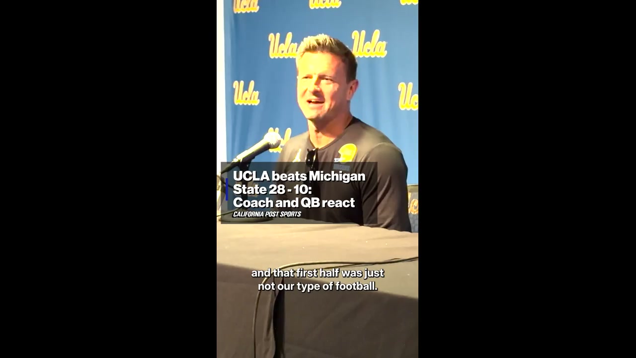 UCLA beats Michigan State 28-10: Coach and QB react