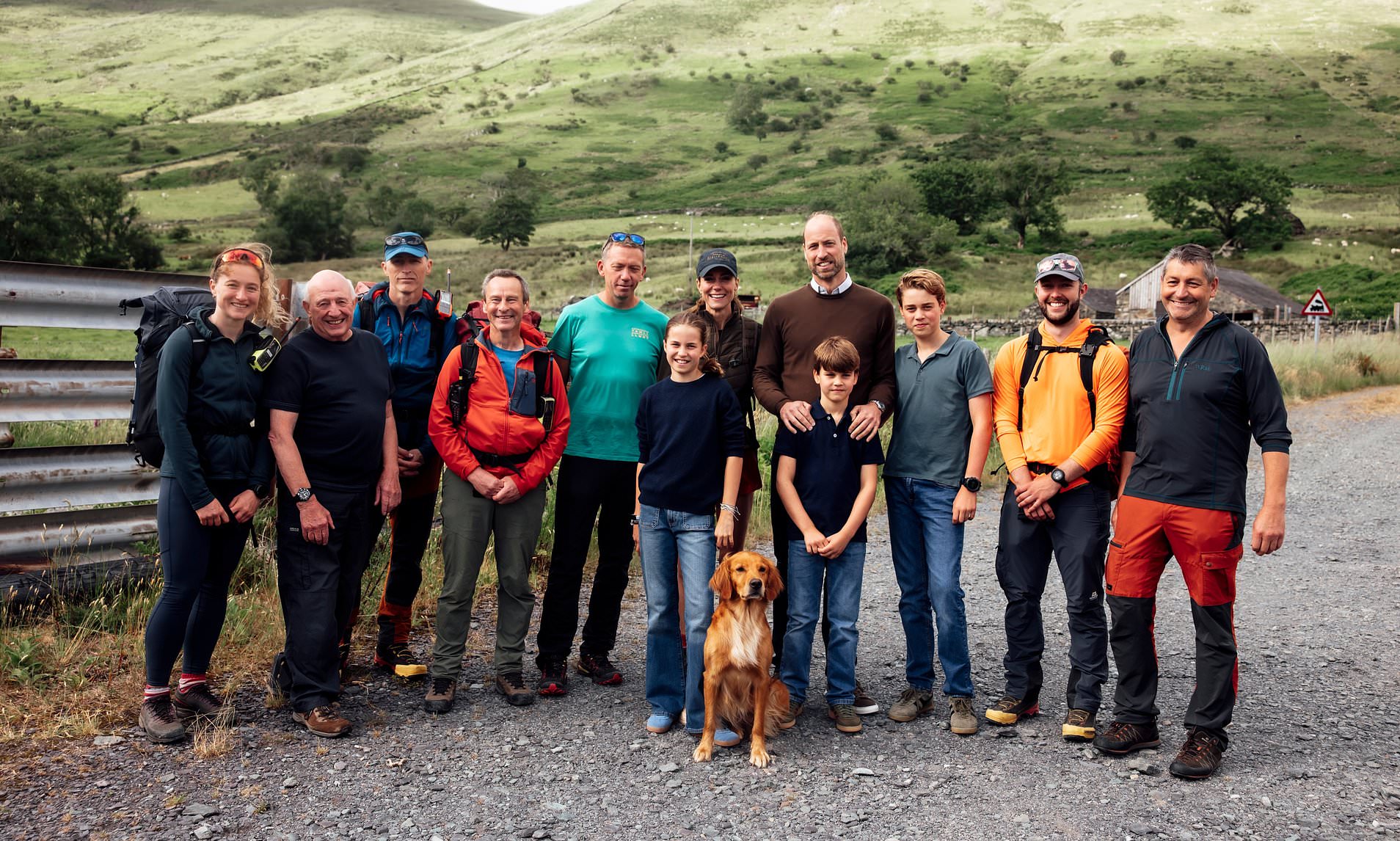 William and Kate share new family photo as they thank mountain rescue ...