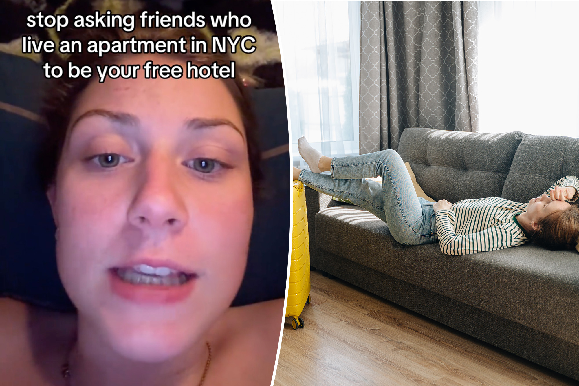 NYC tenant sparks fury after declaring that couch-surfing friends are ...