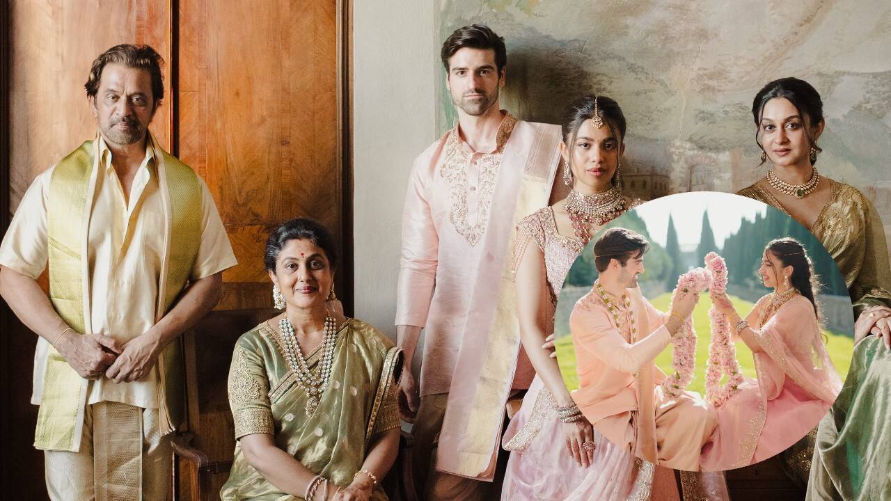 Arjun Sarja’s younger daughter Anjana Arjun marries longtime partner Isai