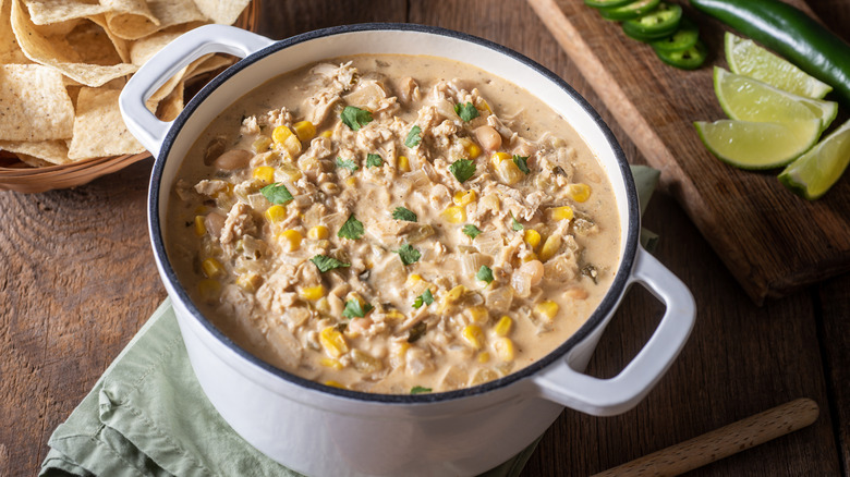 The comforting chicken chili that beats any takeout soup