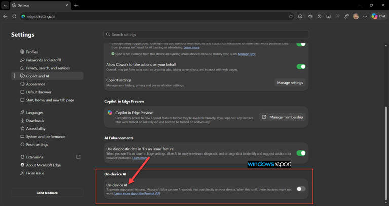 Microsoft may finally let you turn off some of Edge’s AI but don’t ...