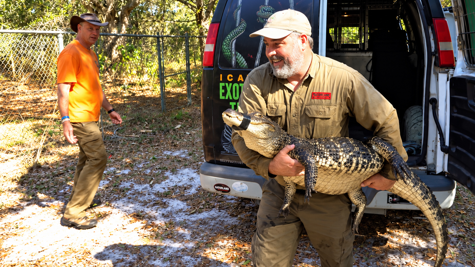 Muddy water rescue saves a trapped caiman from certain death