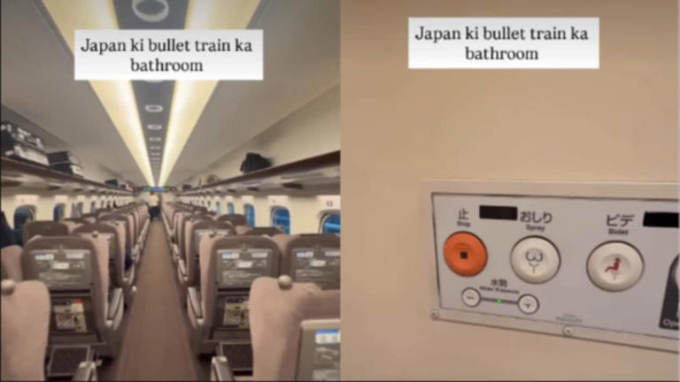 'My mood was ruined': Indian creator misses one thing on Japan's bullet ...