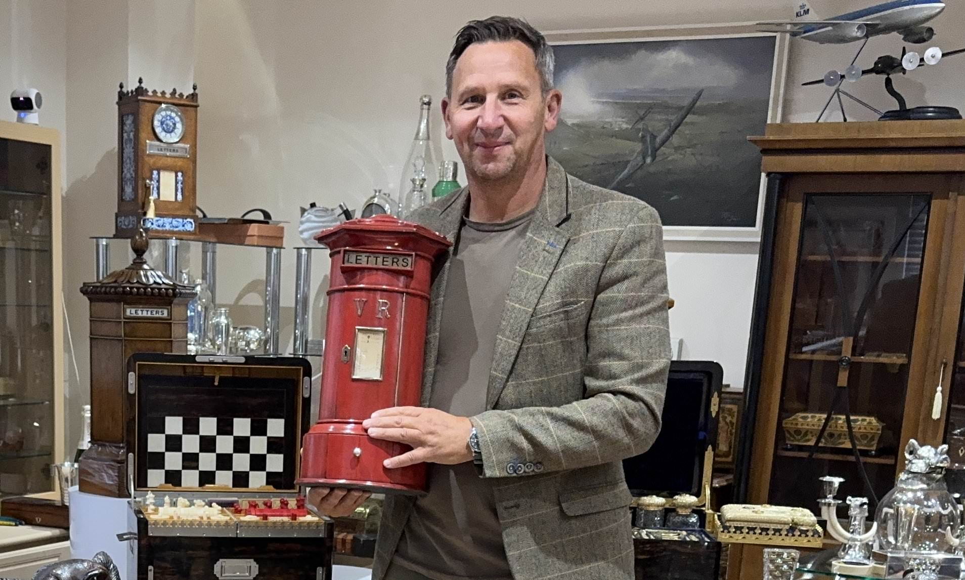 Rare 18-inch letter box star attraction at antiques festival where ...