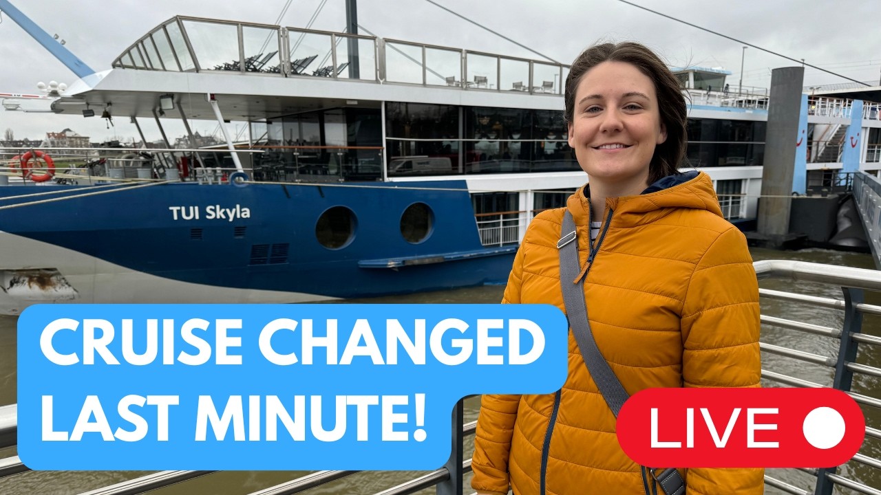 Low River Levels Have Completely Changed My Cruise! - Live